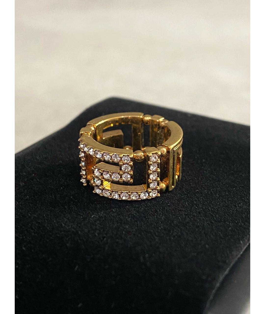 VERSACE Золотое латунное кольцо, фото 3