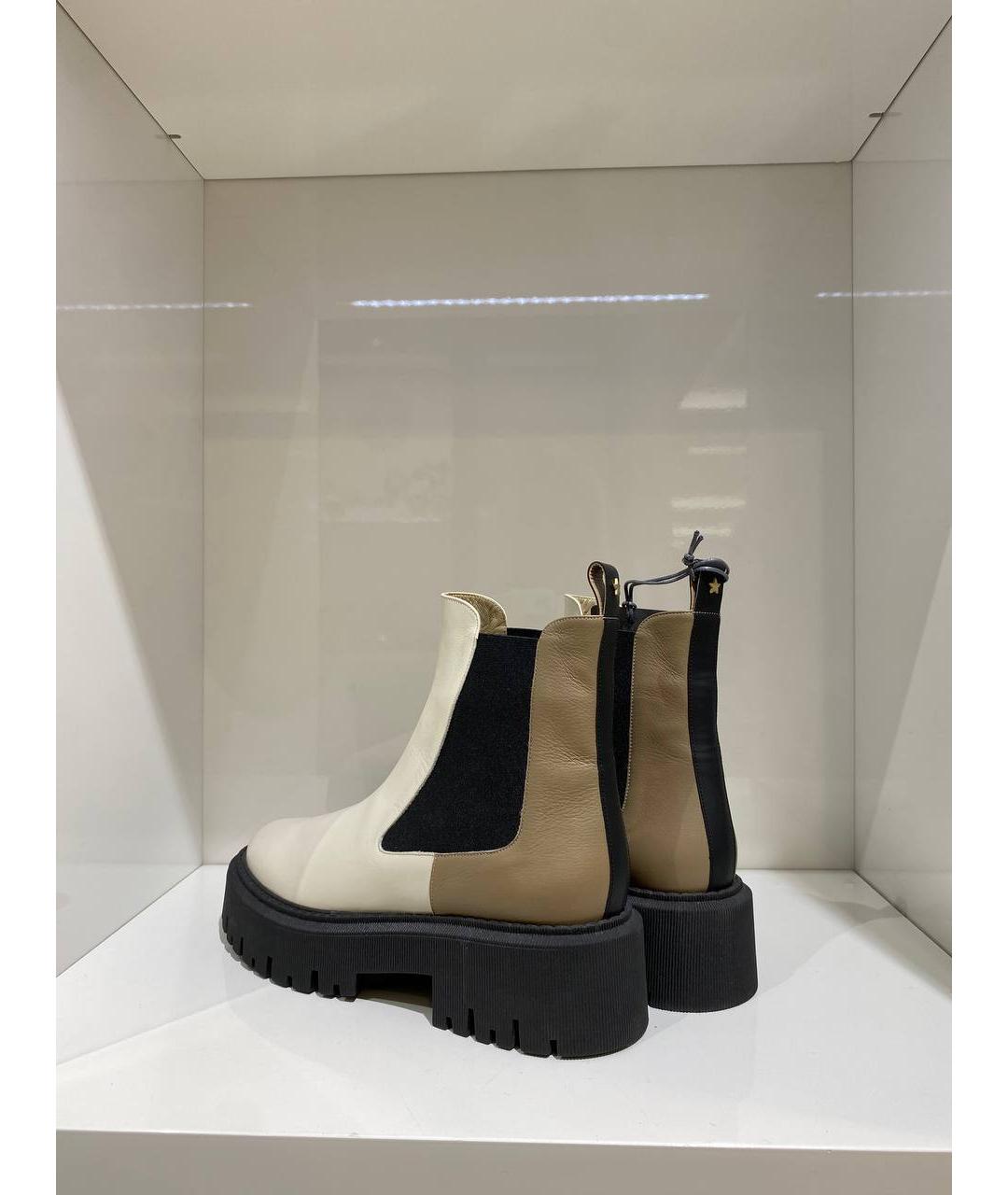 LORENA ANTONIAZZI Белые кожаные ботинки, фото 4