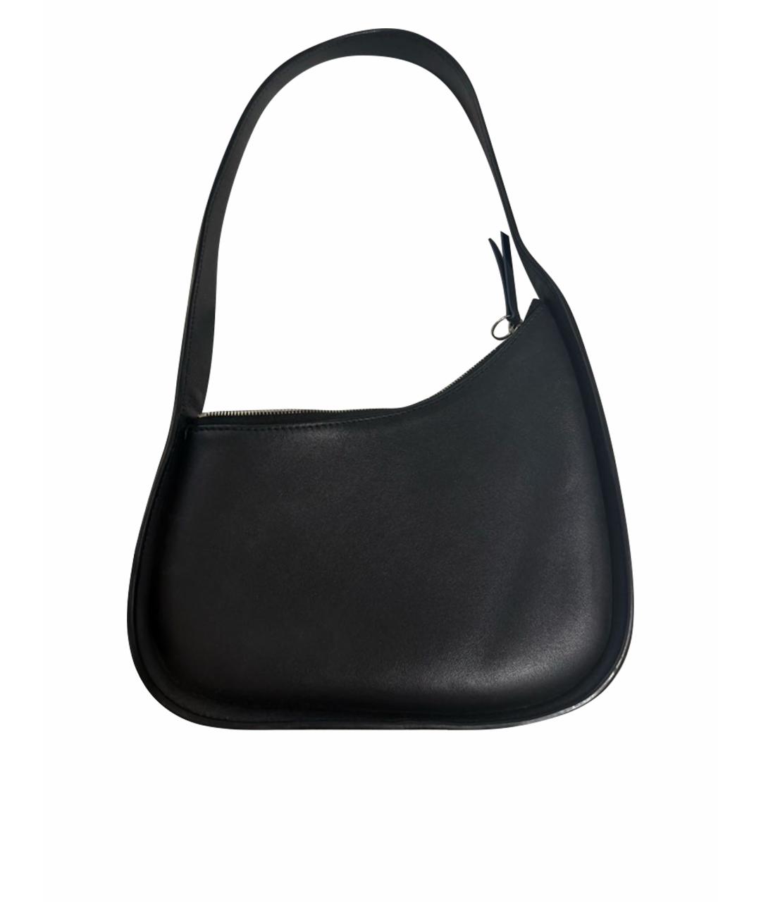 THE ROW Черная кожаная сумка через плечо, фото 1