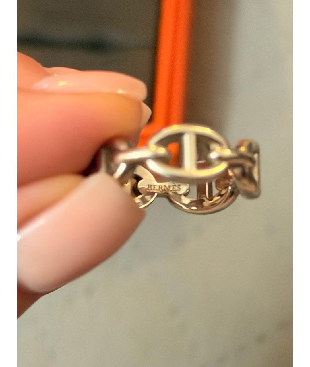 HERMES Серебряное серебряное кольцо, фото 4