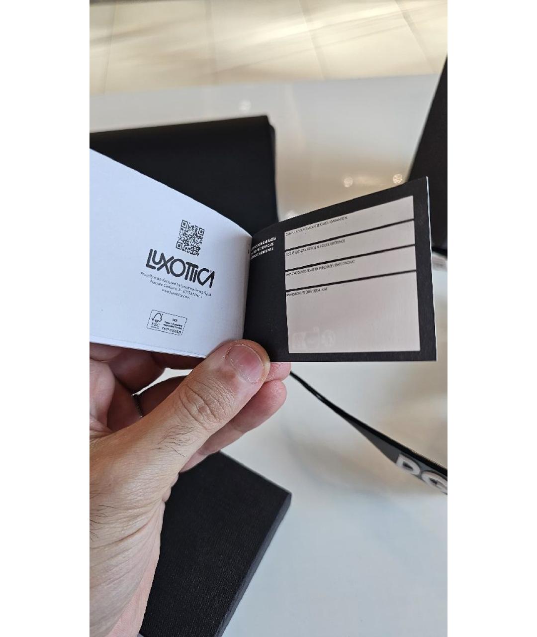 DOLCE&GABBANA Черные пластиковые солнцезащитные очки, фото 5