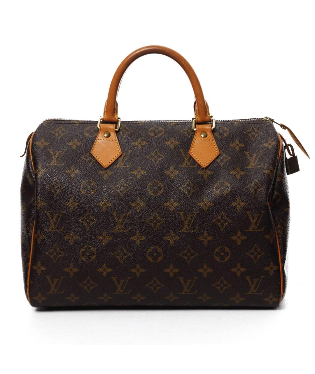 LOUIS VUITTON Коричневая сумка с короткими ручками, фото 1