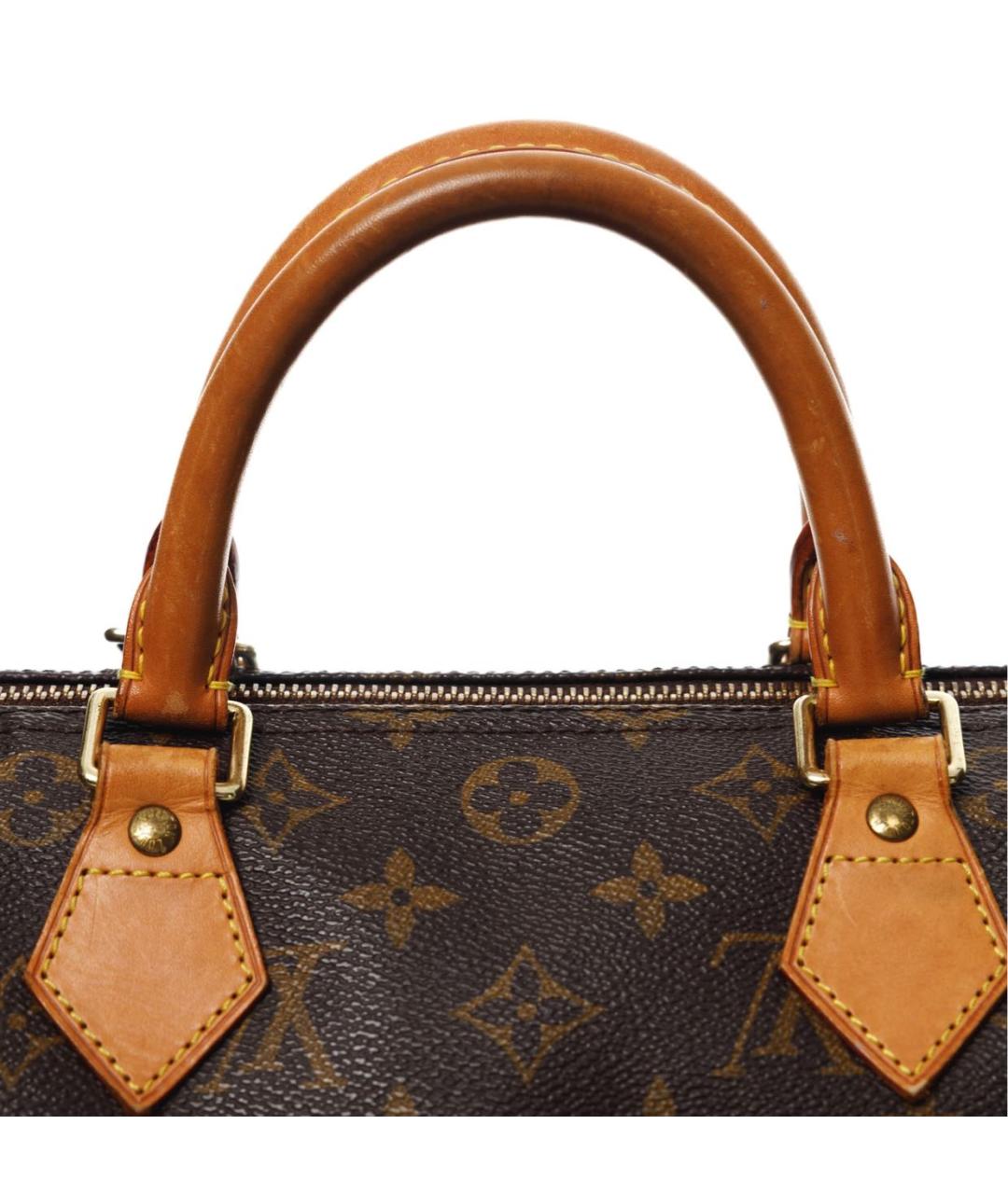 LOUIS VUITTON Коричневая сумка с короткими ручками, фото 7