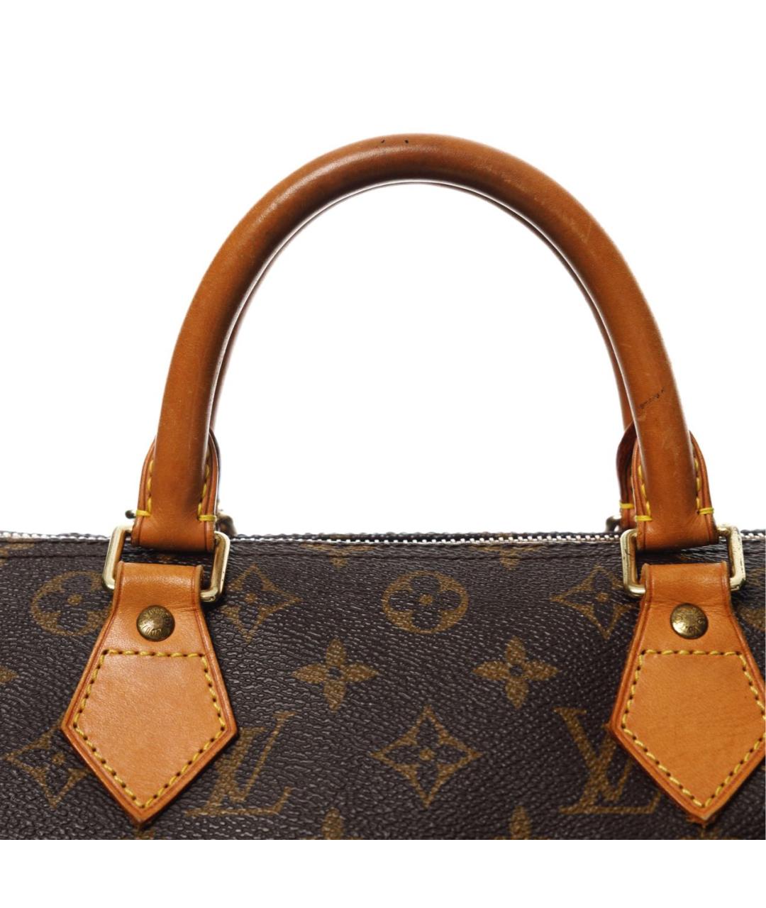 LOUIS VUITTON Коричневая сумка с короткими ручками, фото 6