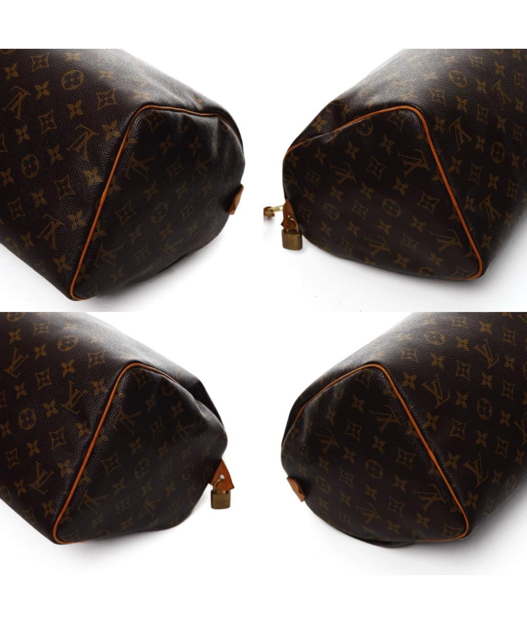 LOUIS VUITTON Коричневая сумка с короткими ручками, фото 8