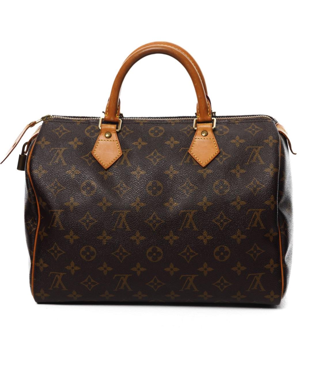 LOUIS VUITTON Коричневая сумка с короткими ручками, фото 2