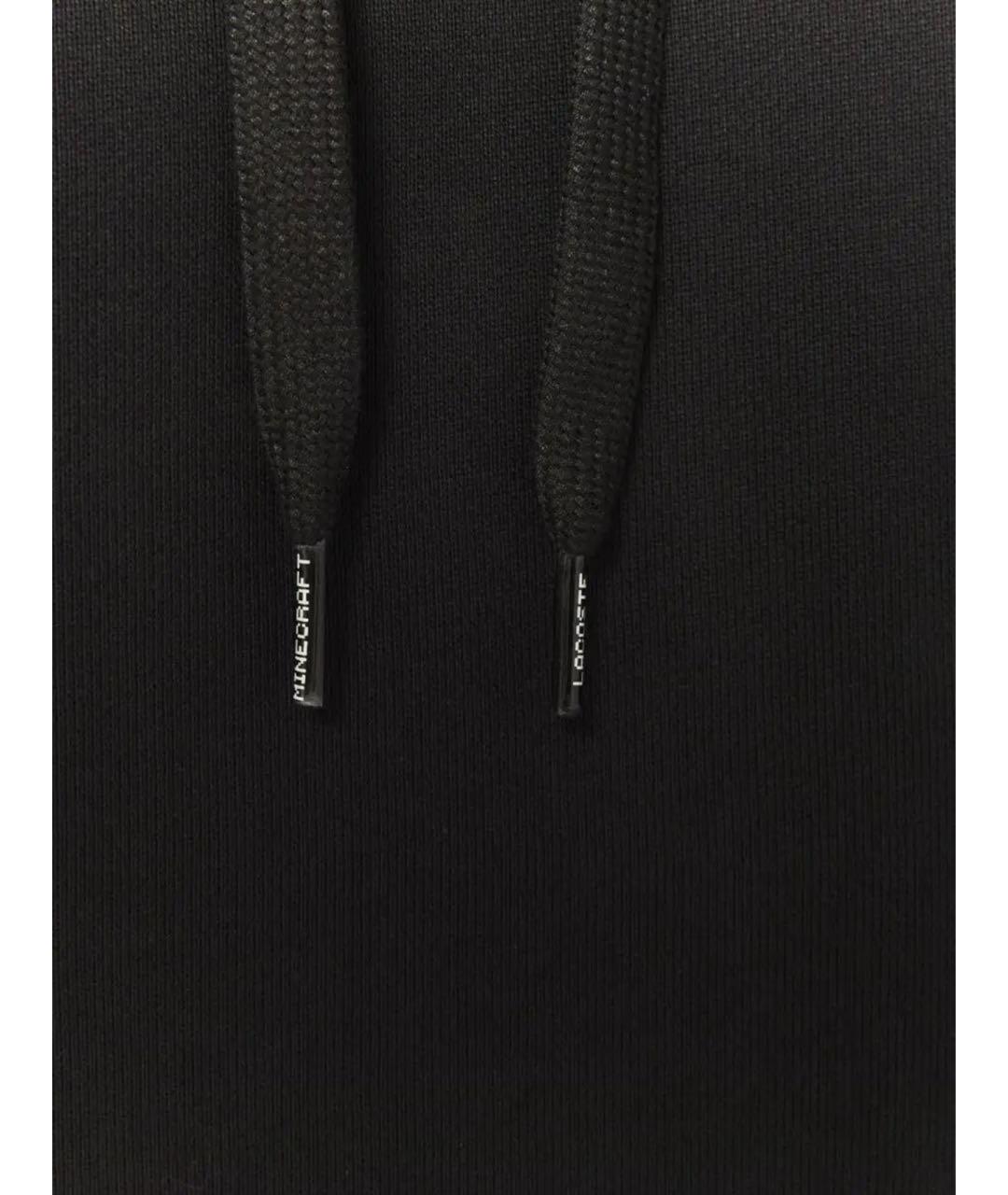 LACOSTE Черное хлопковое повседневное платье, фото 7