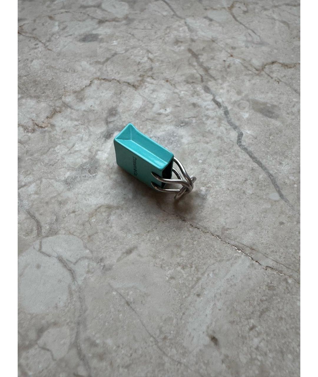 TIFFANY&CO Бирюзовый серебряный кулон, фото 3