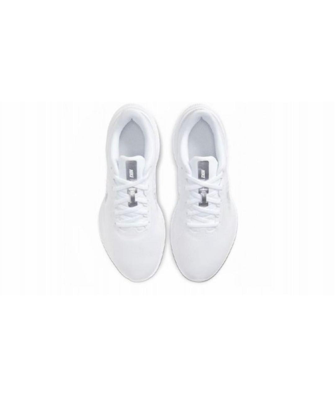 NIKE Белые текстильные кроссовки, фото 3