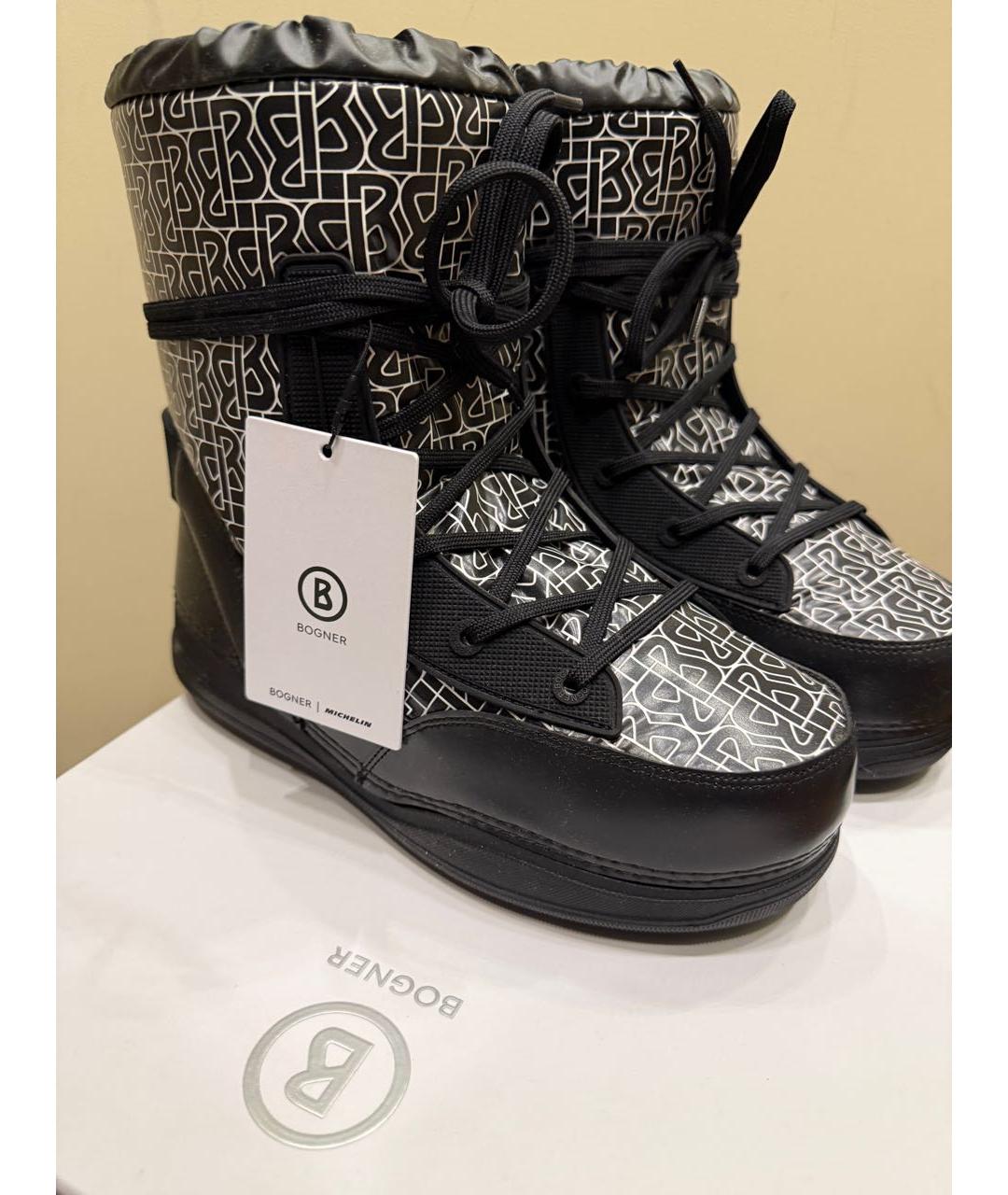 BOGNER Черные ботинки, фото 5