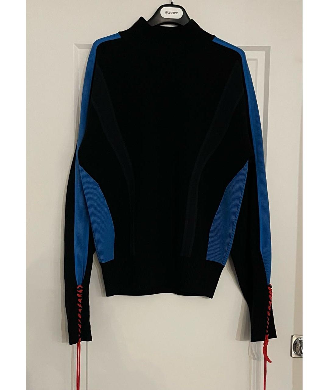 SPORTMAX Черный шерстяной джемпер / свитер, фото 6