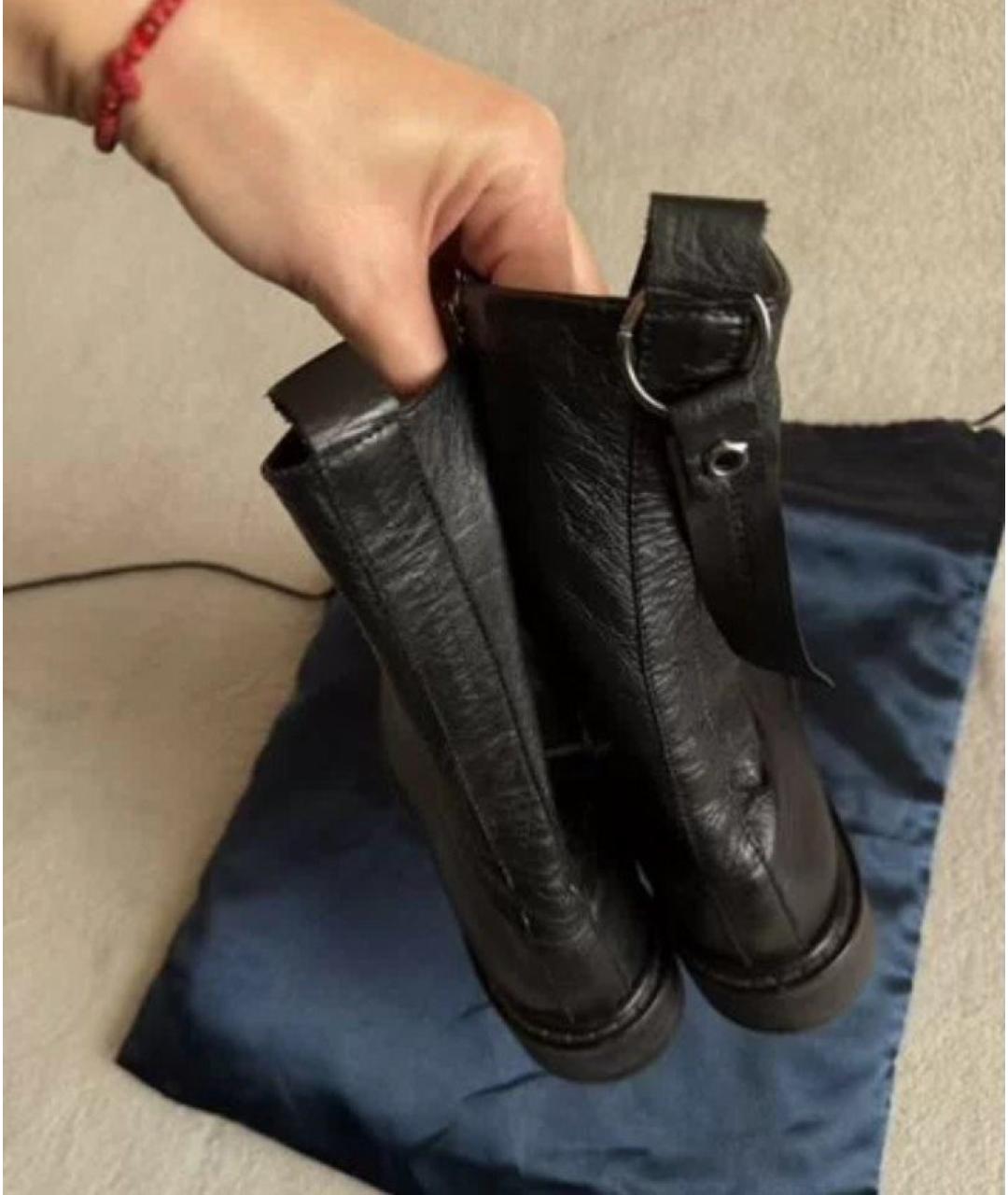 ALEXANDER TEREKHOV Черные кожаные ботинки, фото 6