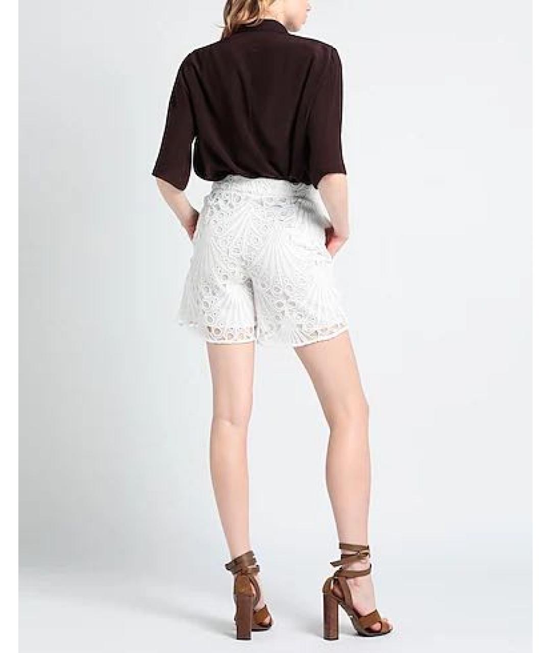 PINKO Белые хлопковые шорты, фото 3