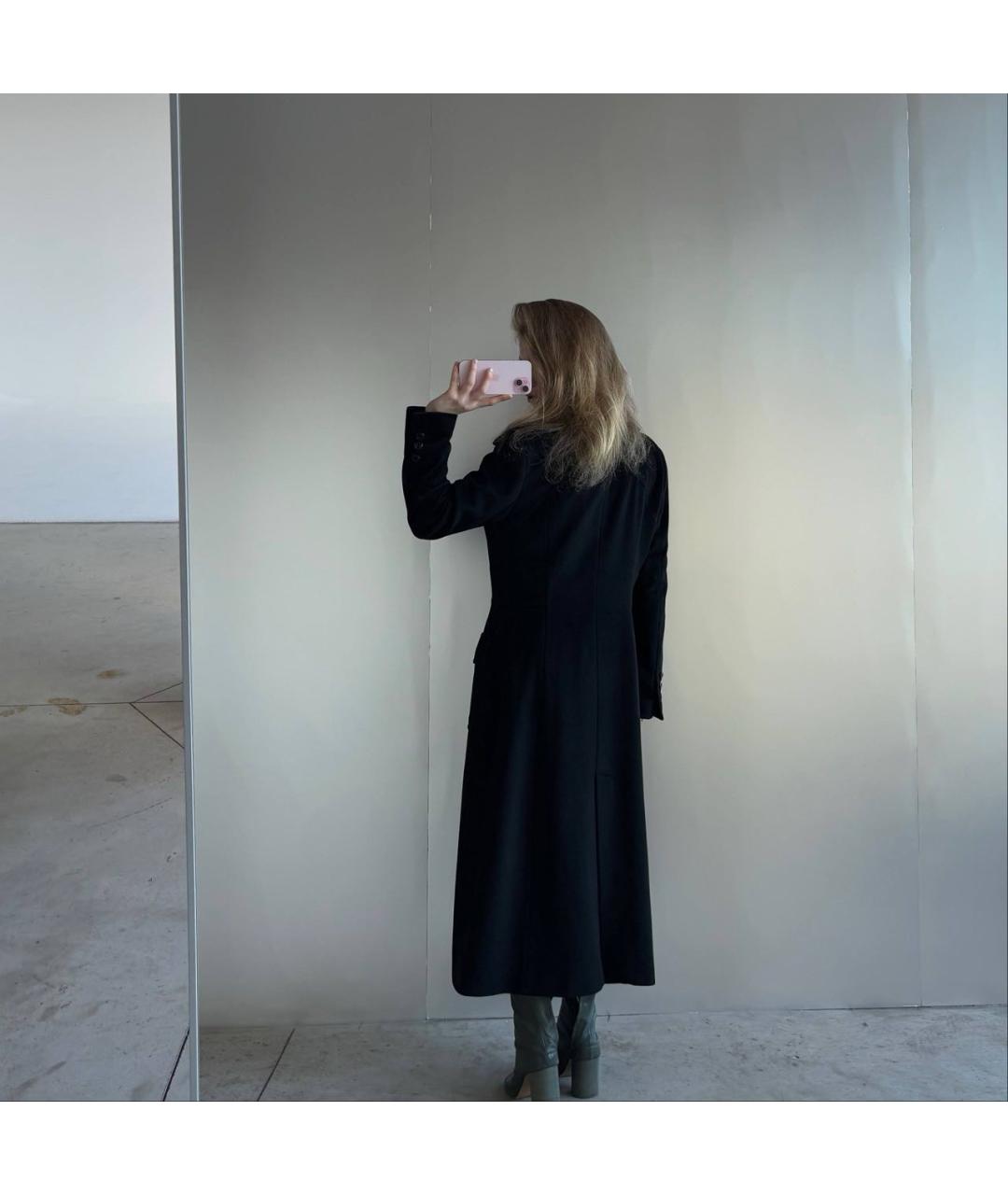 ESCADA Черное шерстяное пальто, фото 3