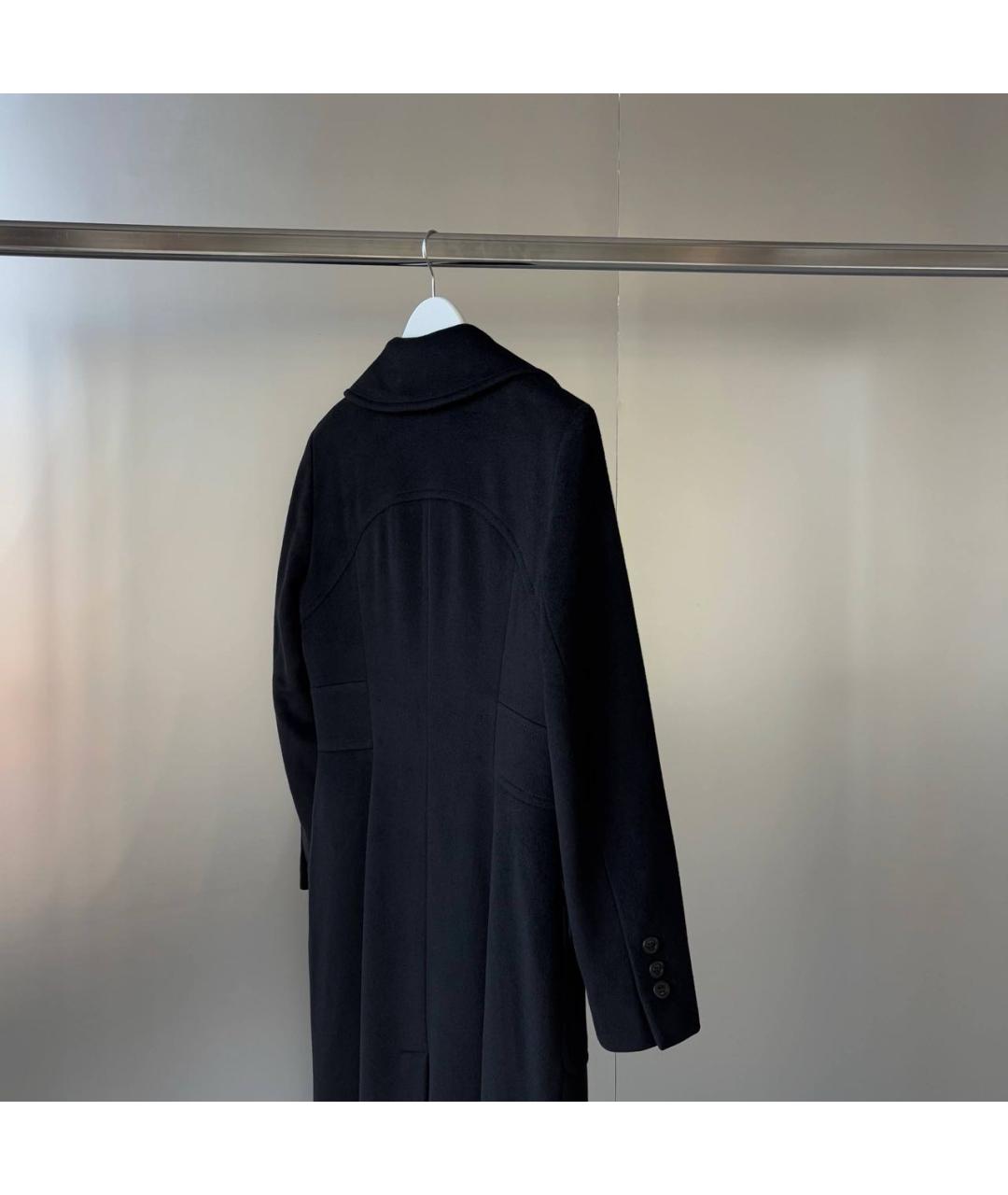 ESCADA Черное шерстяное пальто, фото 7