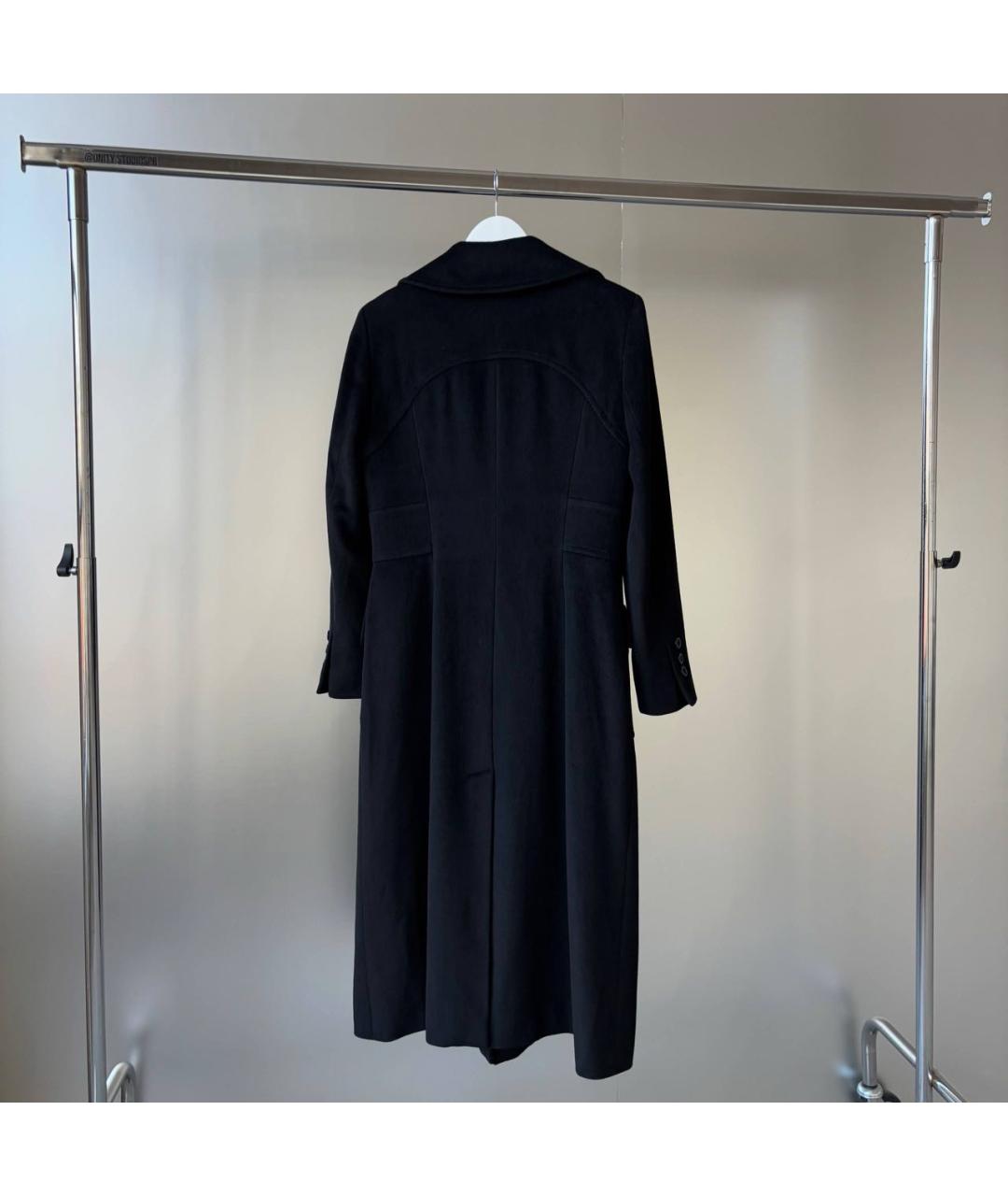 ESCADA Черное шерстяное пальто, фото 6