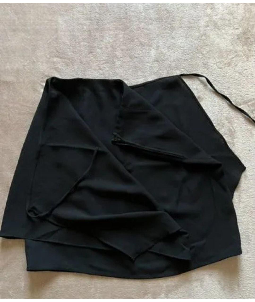 SONIA RYKIEL Черная полиэстеровая юбка миди, фото 2