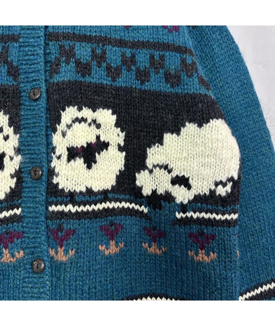 WOOLRICH Зеленый шерстяной кардиган, фото 4