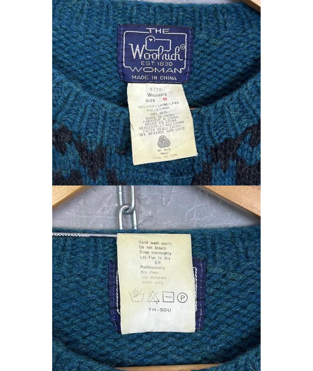 WOOLRICH Зеленый шерстяной кардиган, фото 6