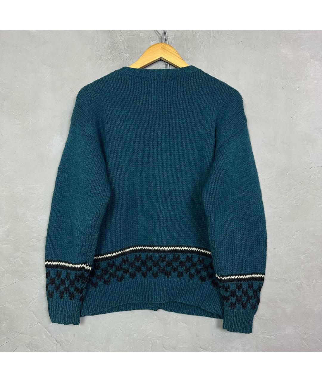 WOOLRICH Зеленый шерстяной кардиган, фото 2