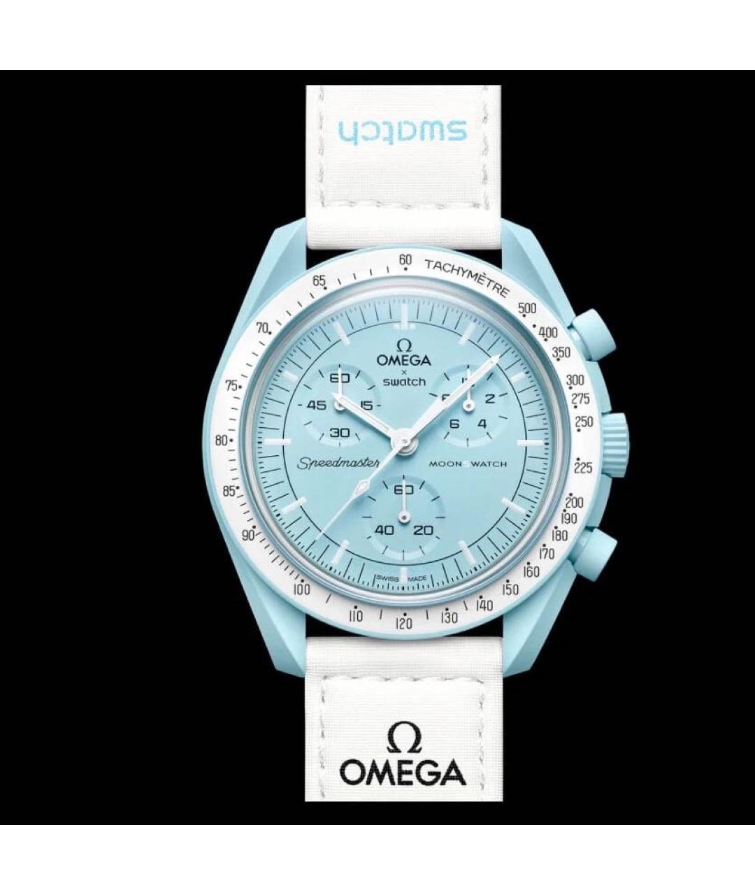 Swatch Бирюзовые керамические часы, фото 8