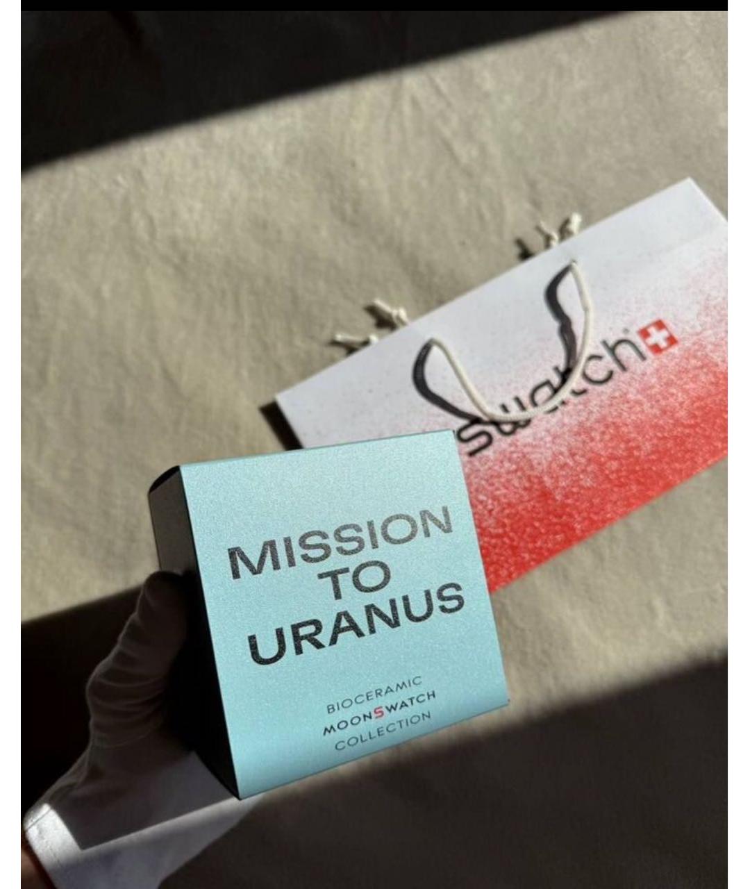 Swatch Бирюзовые керамические часы, фото 7