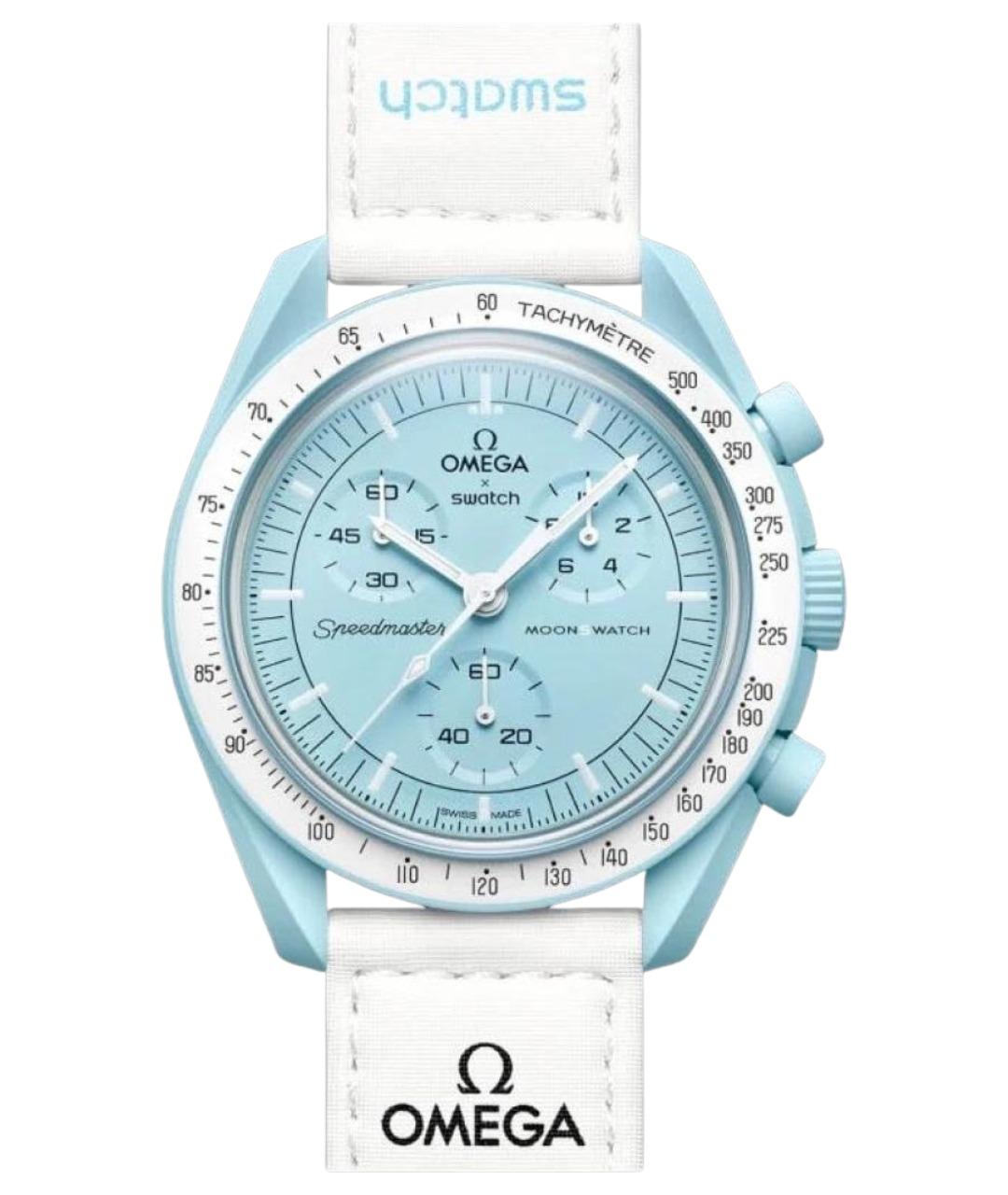 Swatch Бирюзовые керамические часы, фото 1