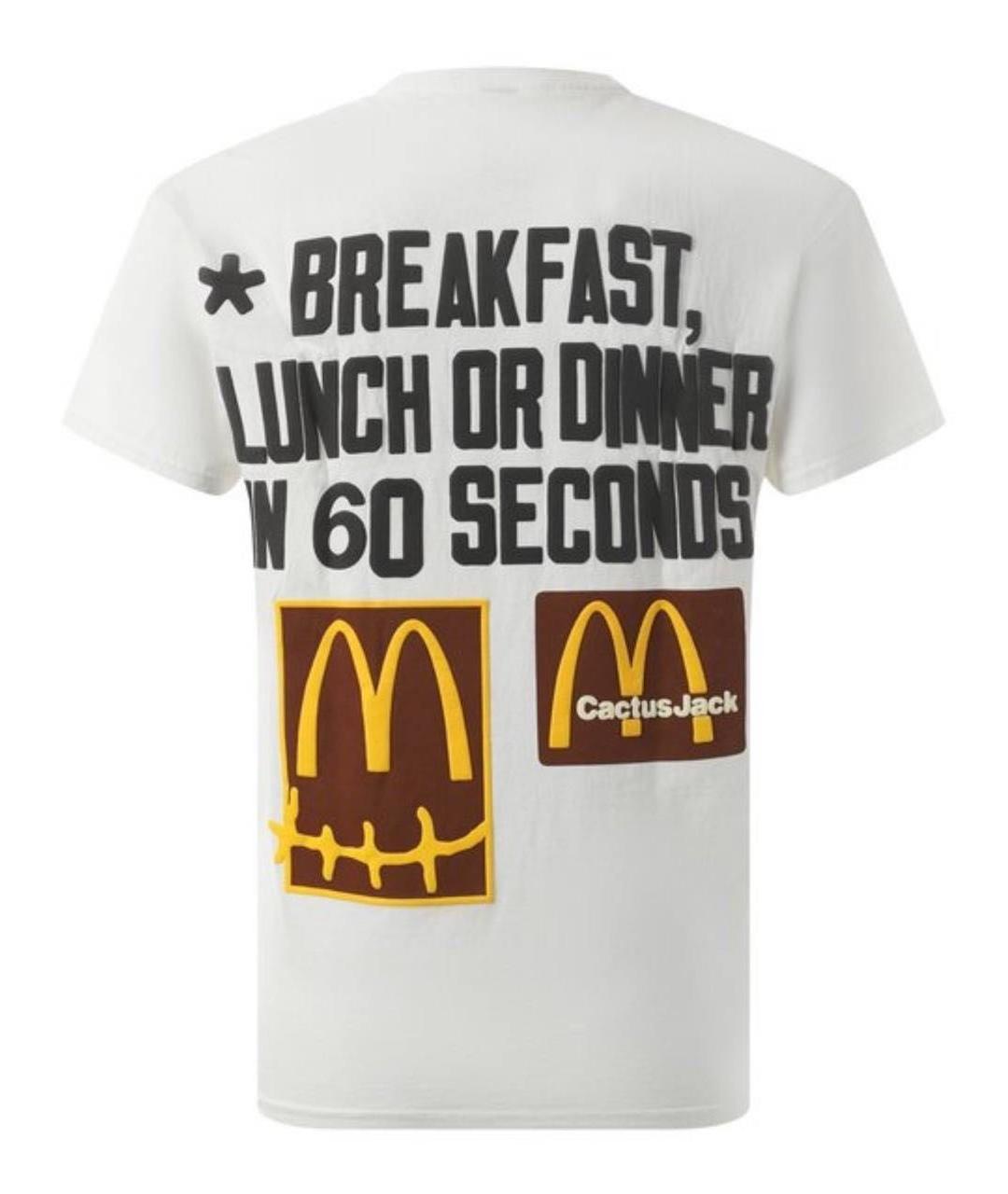 CACTUS JACK BY TRAVIS SCOTT Белая хлопковая футболка, фото 2