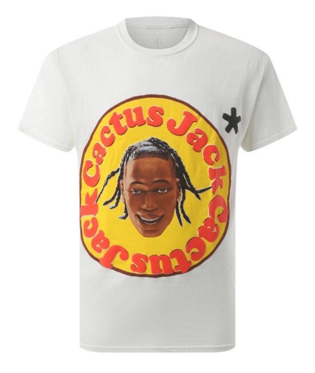 CACTUS JACK BY TRAVIS SCOTT Белая хлопковая футболка, фото 3