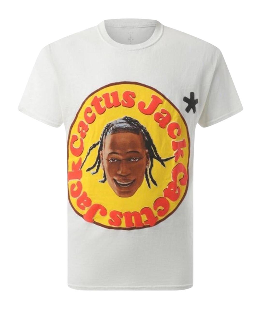 CACTUS JACK BY TRAVIS SCOTT Белая хлопковая футболка, фото 1