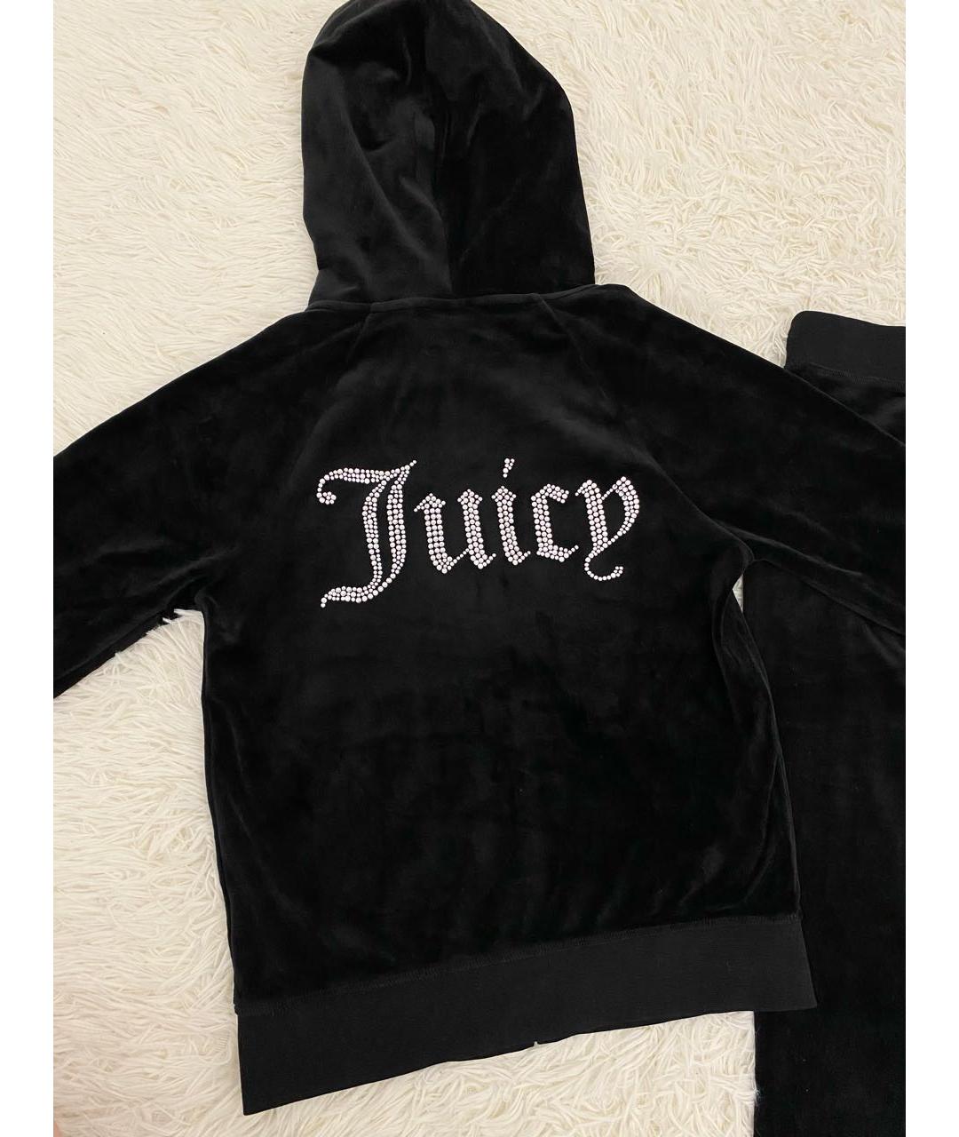 JUICY COUTURE Черный велюровый спортивные костюмы, фото 5