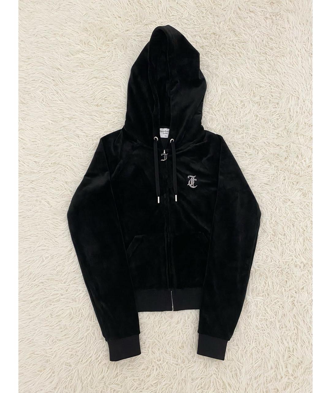 JUICY COUTURE Черный велюровый спортивные костюмы, фото 2