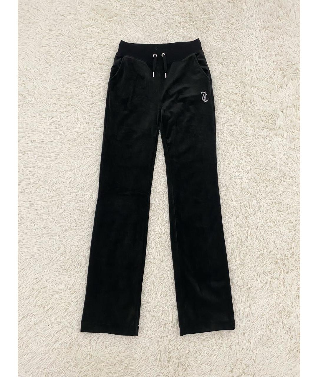 JUICY COUTURE Черный велюровый спортивные костюмы, фото 3