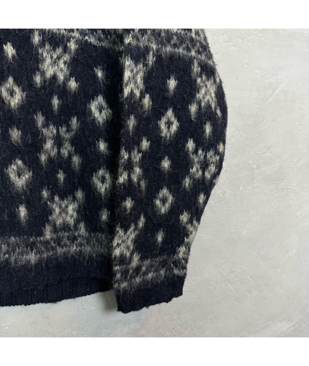 WOOLRICH Темно-синий шерстяной джемпер / свитер, фото 5