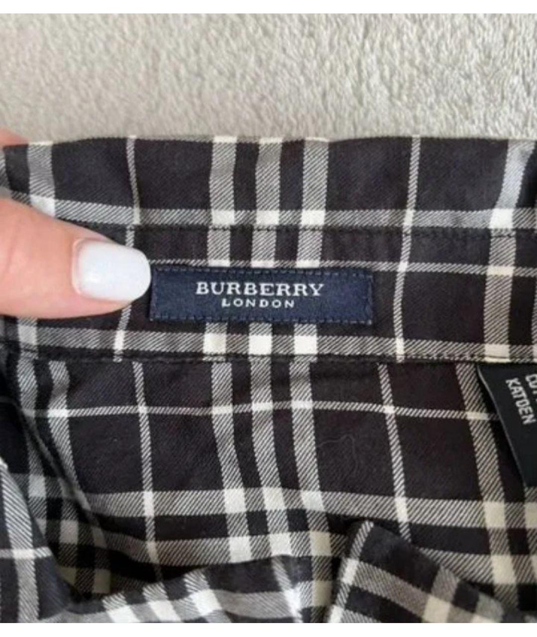 BURBERRY Мульти хлопковая рубашка, фото 4