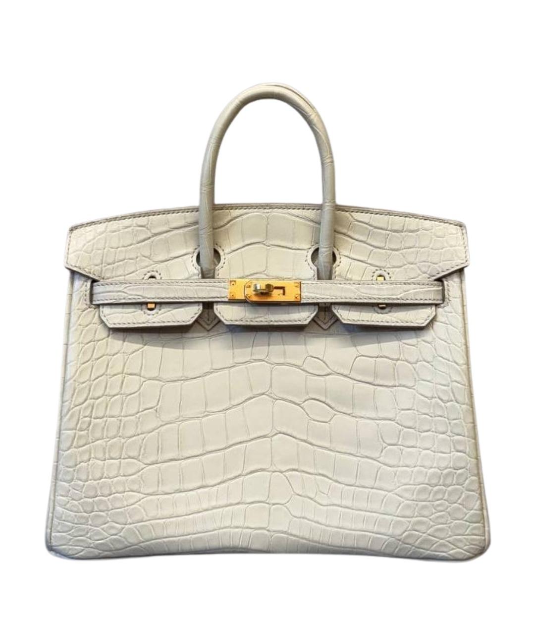 HERMES Бежевая кожаная сумка тоут, фото 1