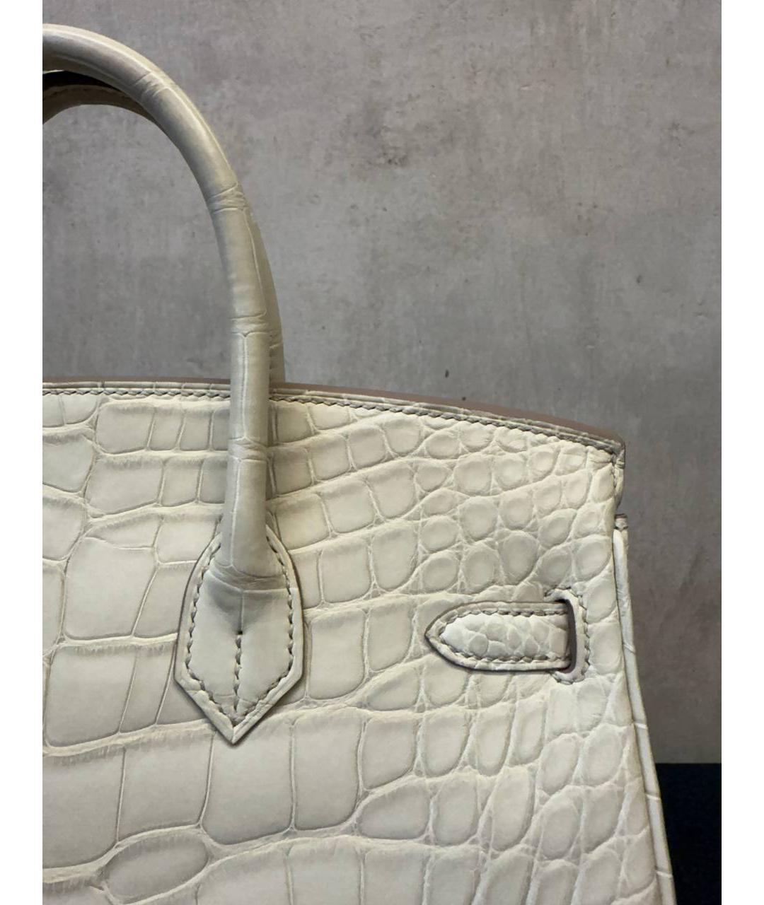 HERMES Бежевая кожаная сумка тоут, фото 4