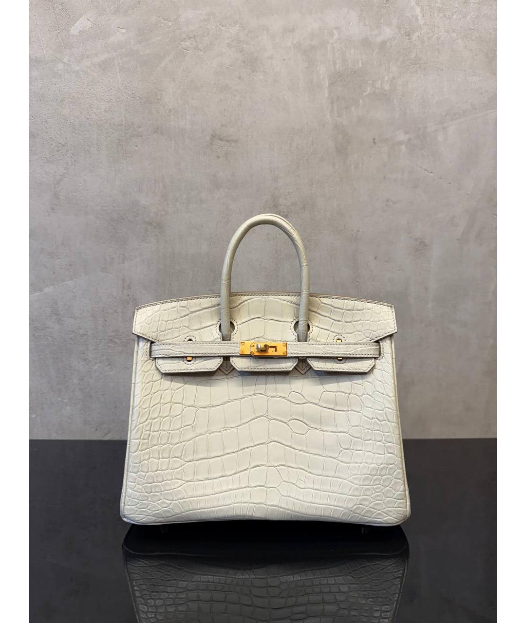 HERMES Бежевая кожаная сумка тоут, фото 7