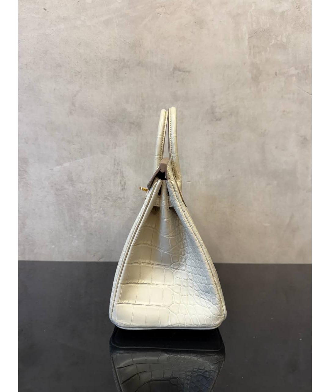 HERMES Бежевая кожаная сумка тоут, фото 3