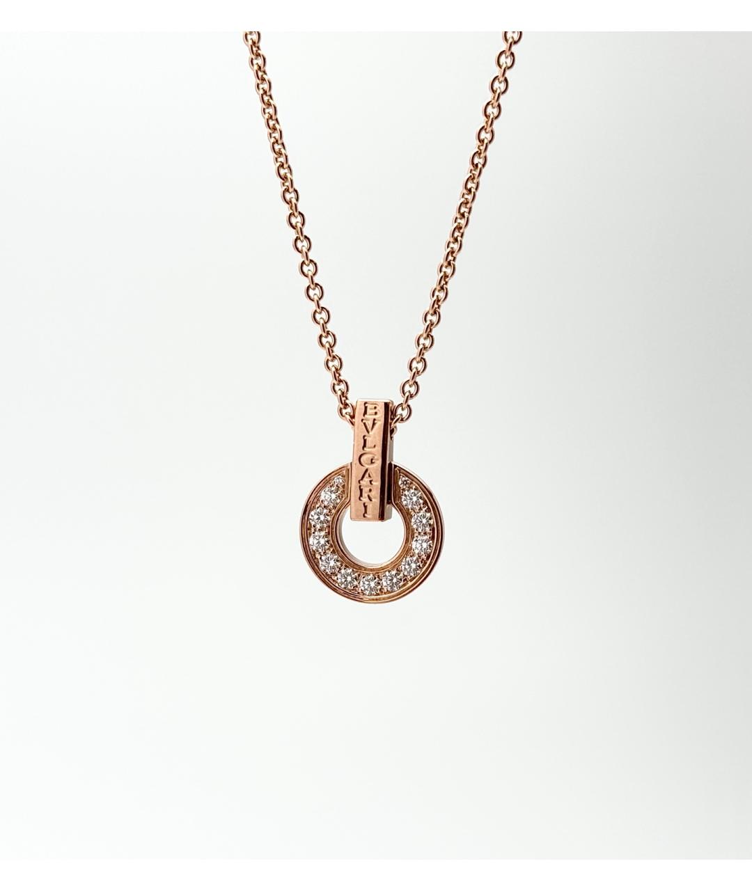 BVLGARI Золотое колье из розового золота, фото 6