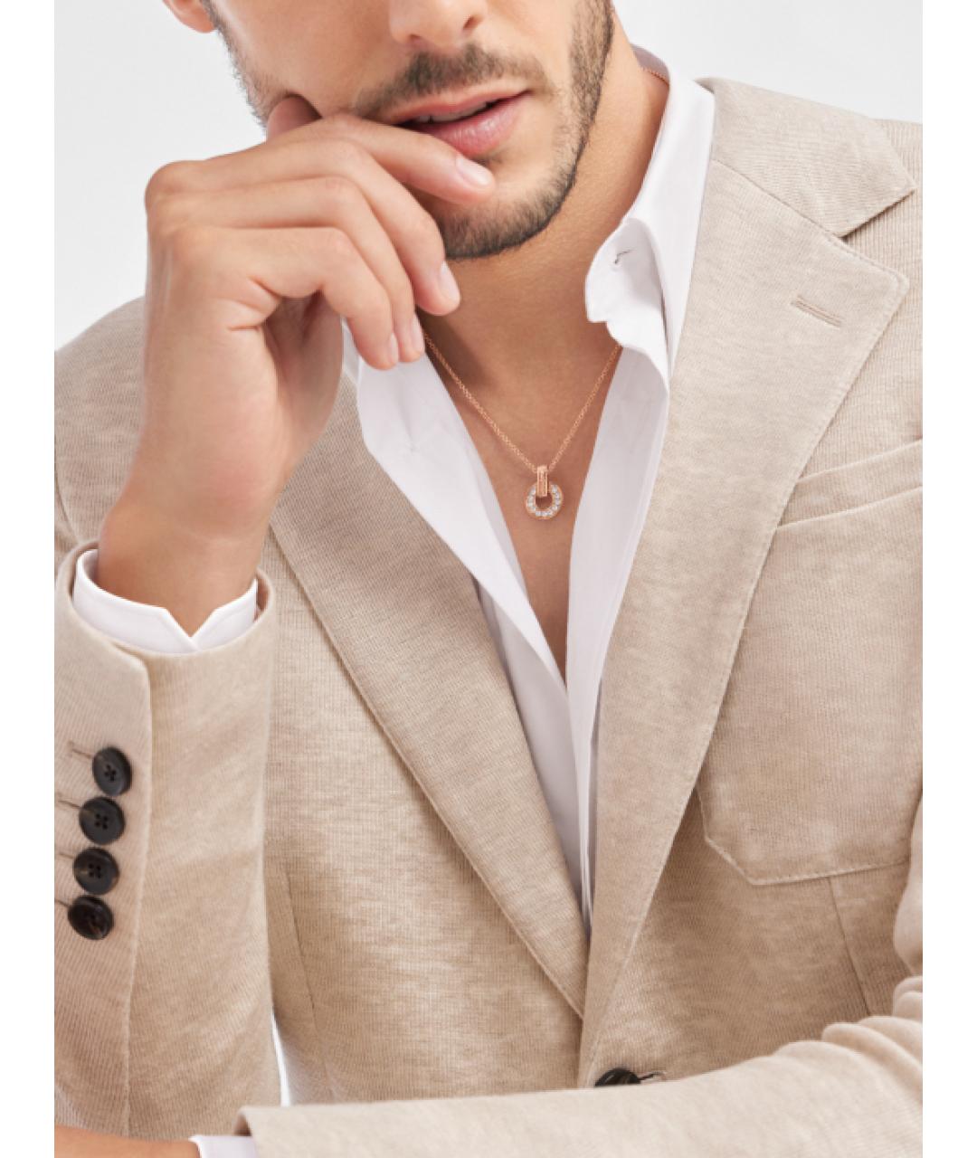 BVLGARI Золотое колье из розового золота, фото 5