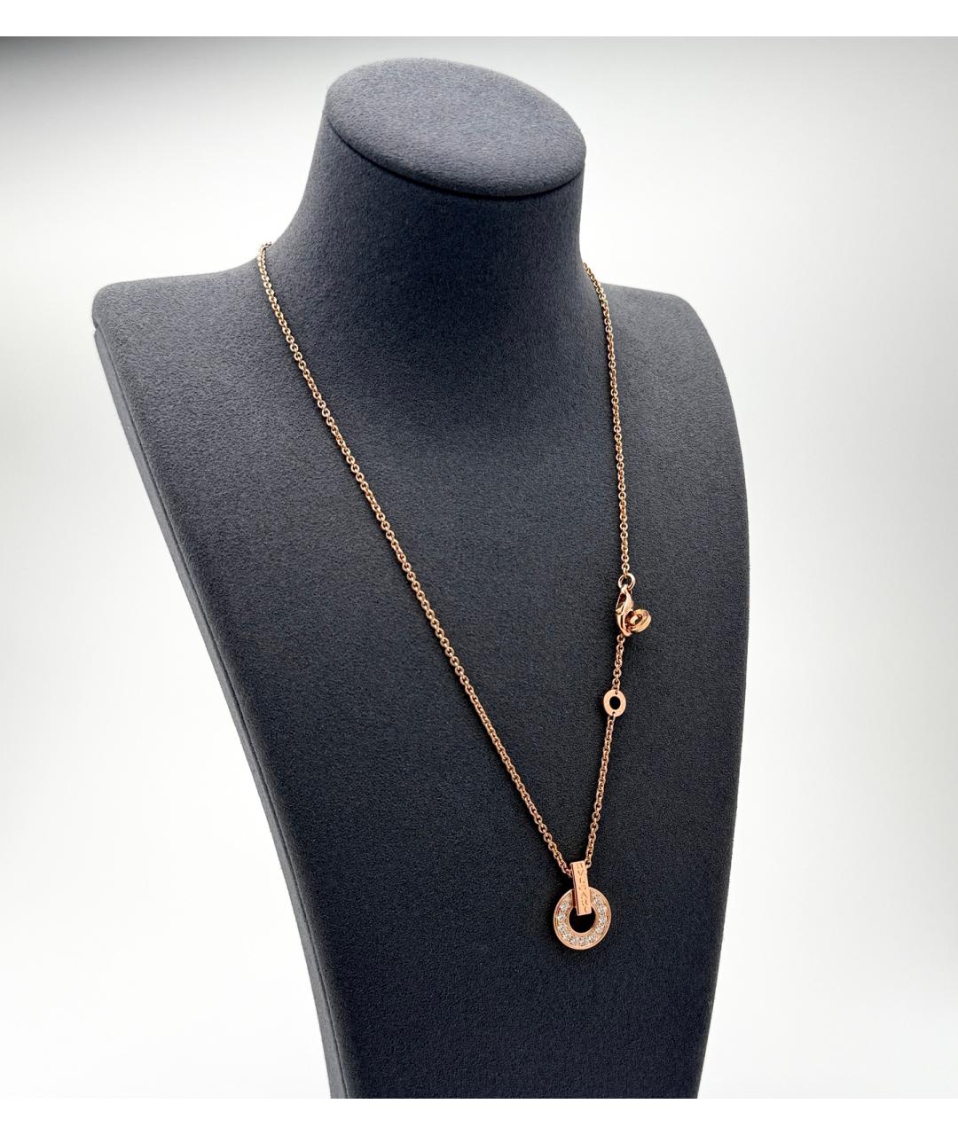 BVLGARI Золотое колье из розового золота, фото 3