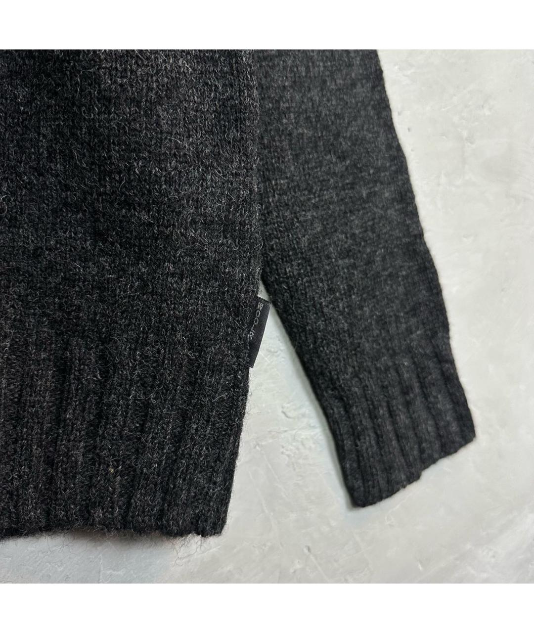 WOOLRICH Антрацитовый шерстяной джемпер / свитер, фото 5