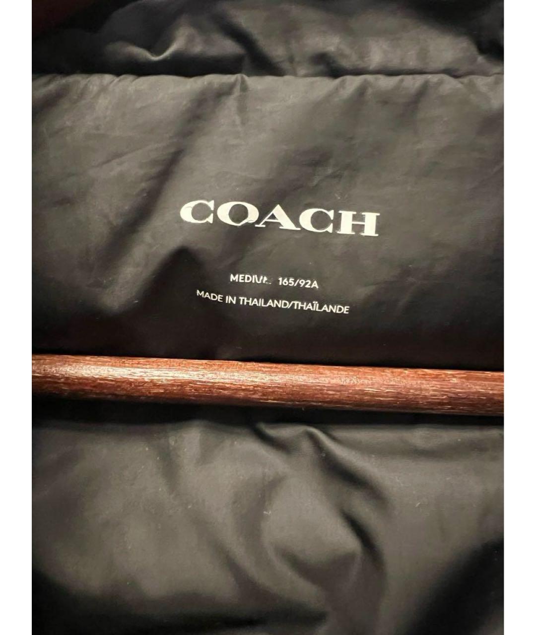 COACH Бежевая хлопко-эластановая куртка, фото 5