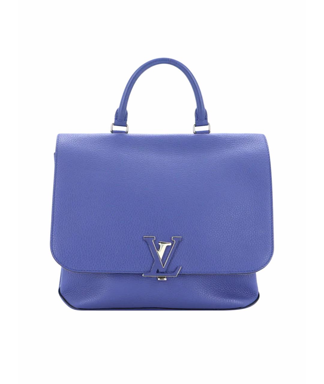 LOUIS VUITTON Голубая кожаная сумка через плечо, фото 1