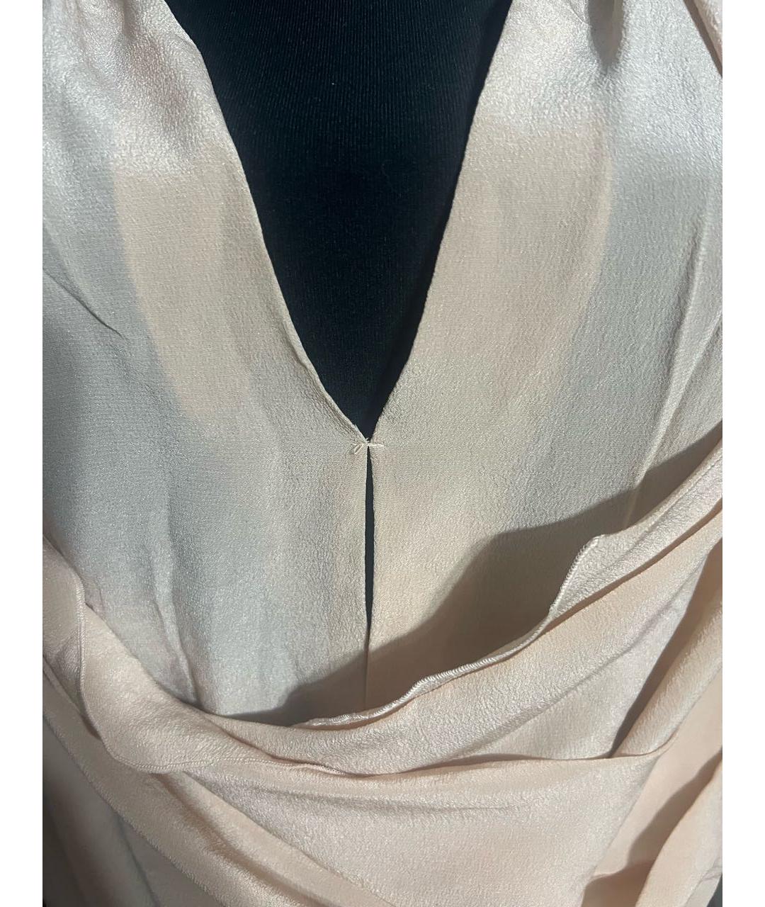 PINKO Мульти шелковое коктейльное платье, фото 4