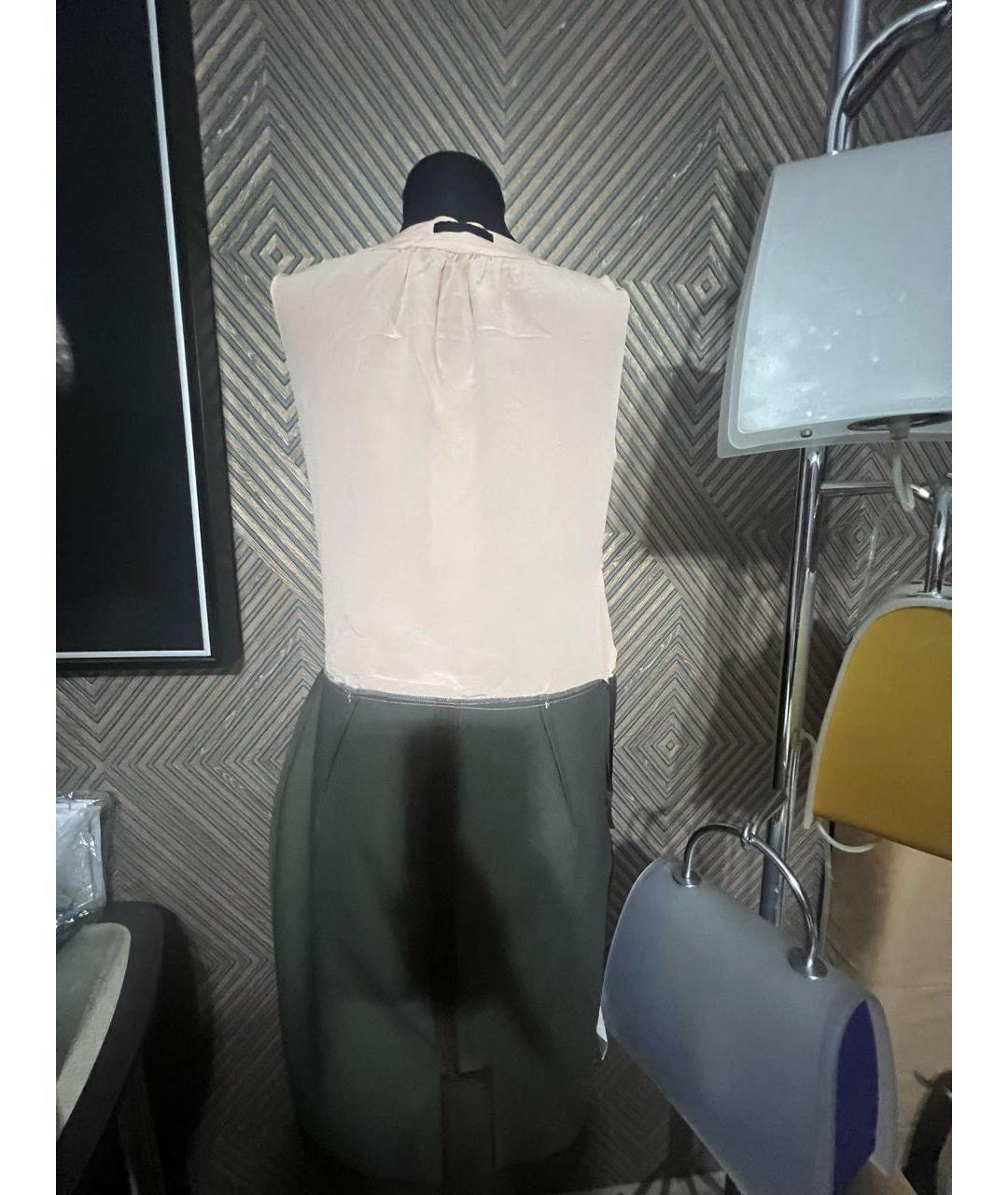 PINKO Мульти шелковое коктейльное платье, фото 3