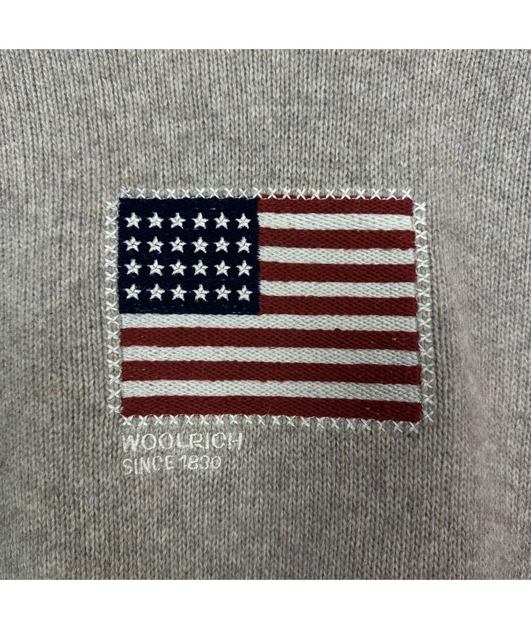 WOOLRICH Бежевый шерстяной джемпер / свитер, фото 4