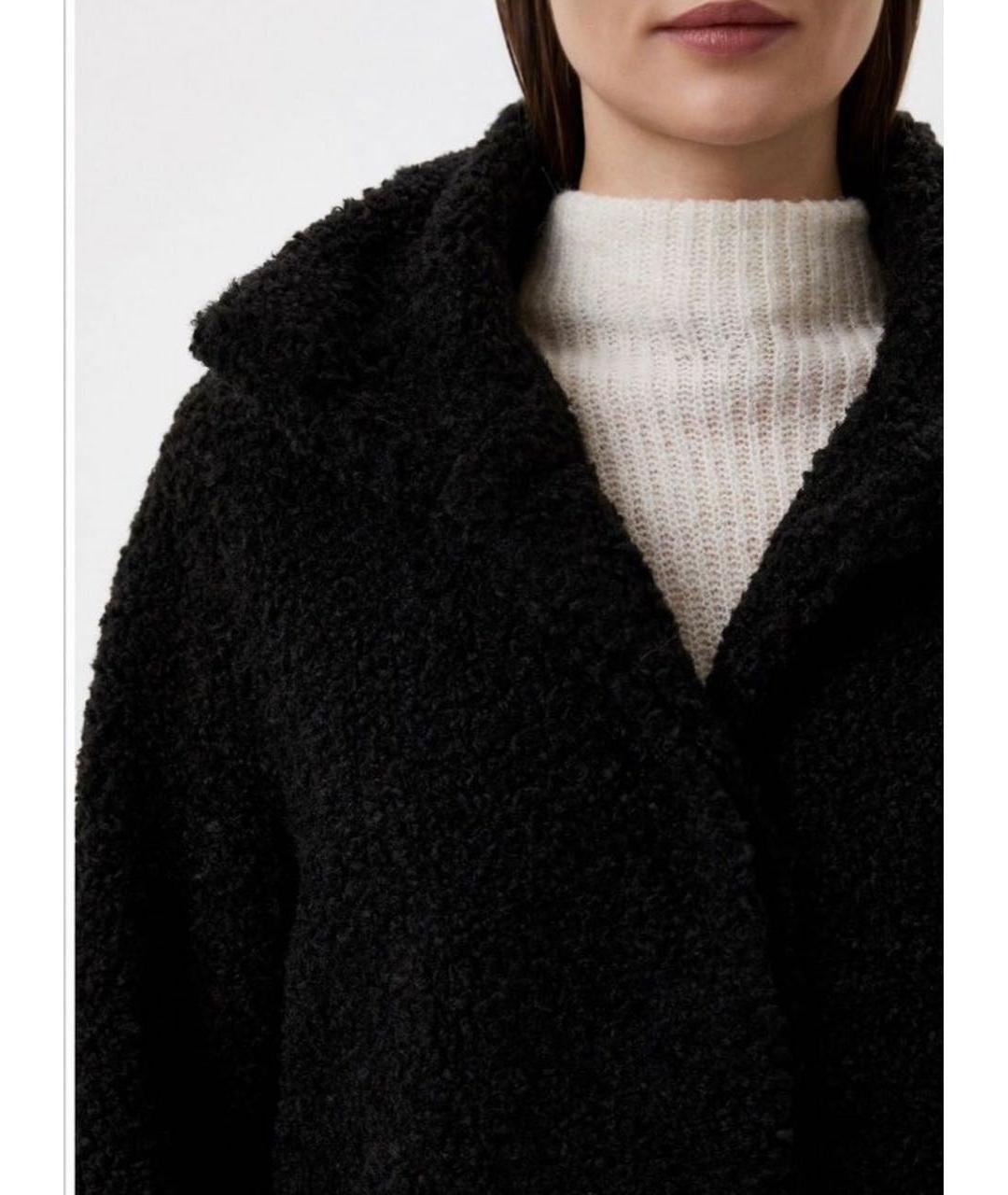 HUGO BOSS Черная полиэстеровая шуба, фото 7