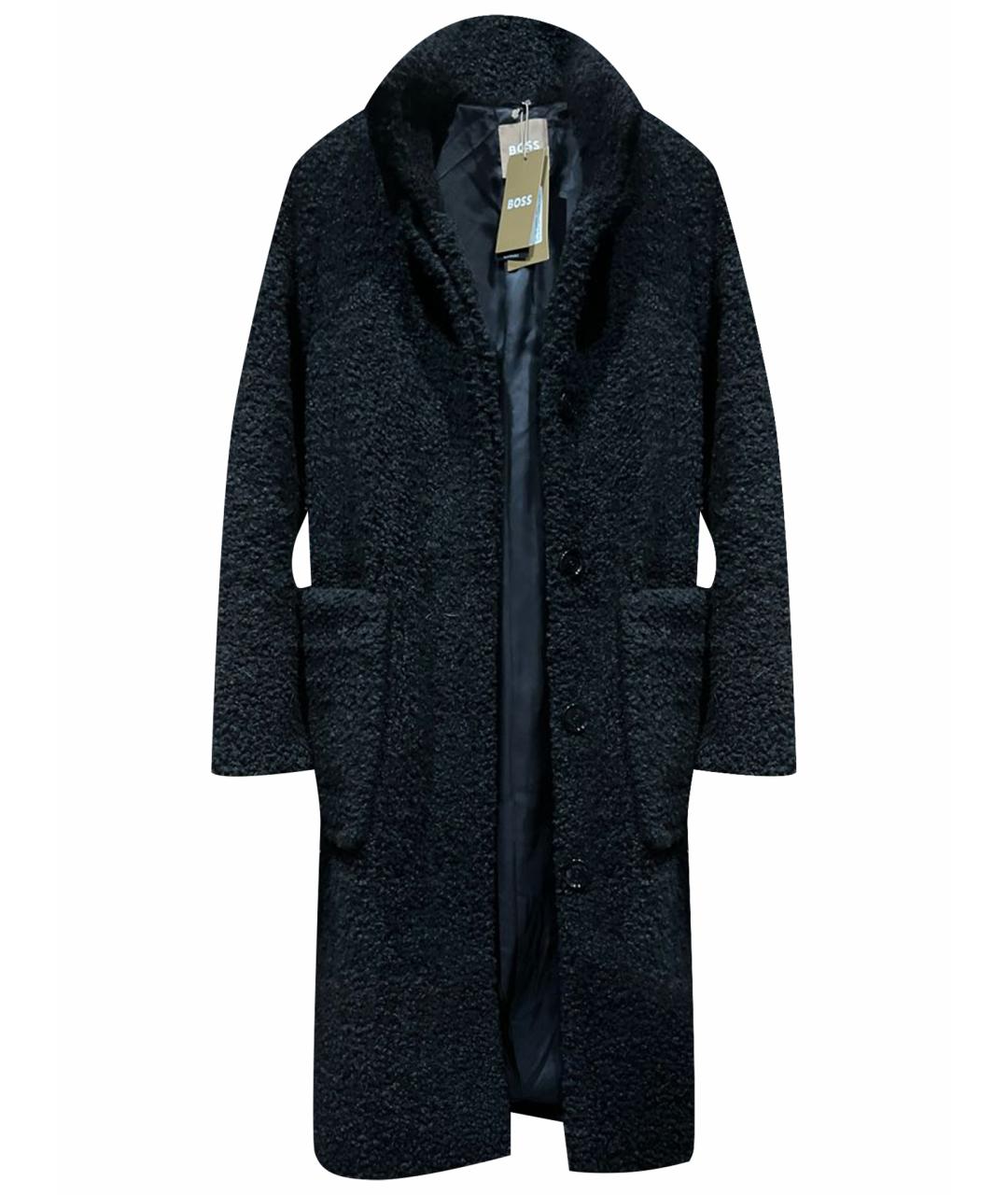 HUGO BOSS Черная полиэстеровая шуба, фото 1